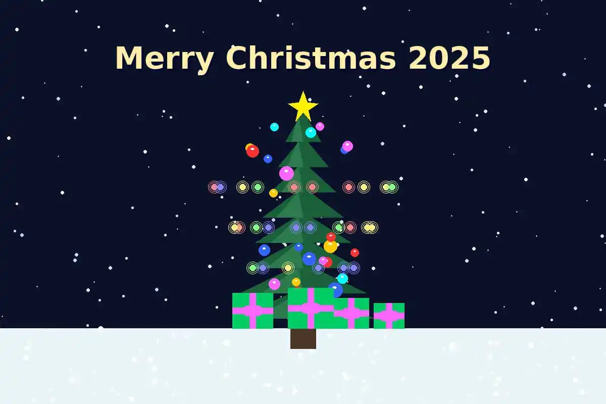 christmas-2025-featured AI generated image of a Christmas tree to illustrate blog post: Merry Christmas 2025: Celebrating Joy, Connection, and Timeless Traditions